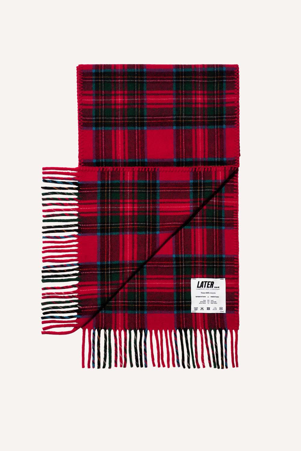 echarpe tartan stewartrouge packshot