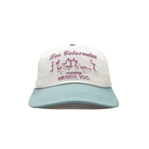 VISIT CAP HAT LASCOLORADAS BLUE PINK WHITE