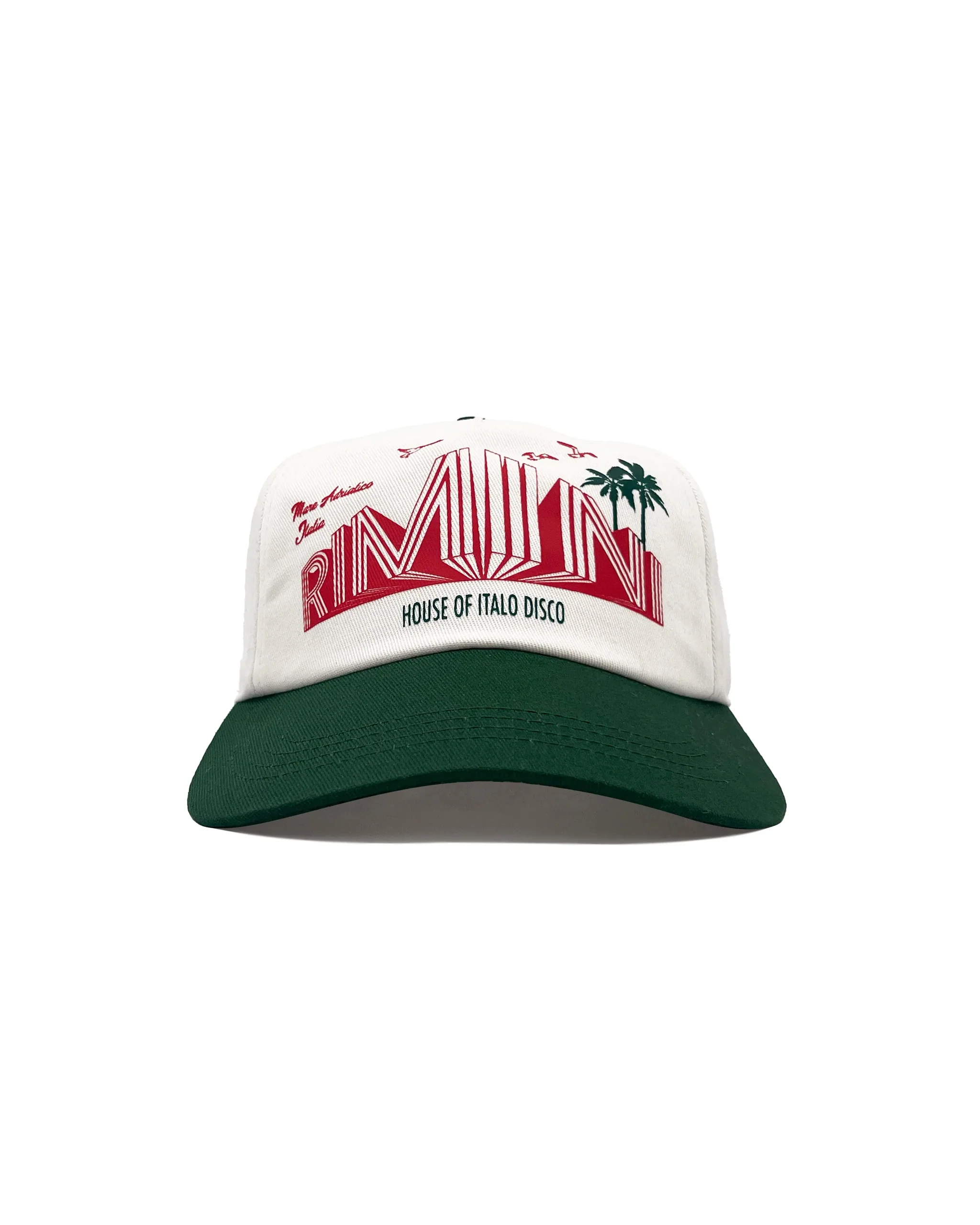 VISIT CAP HAT RIMINI WHITE GREEN