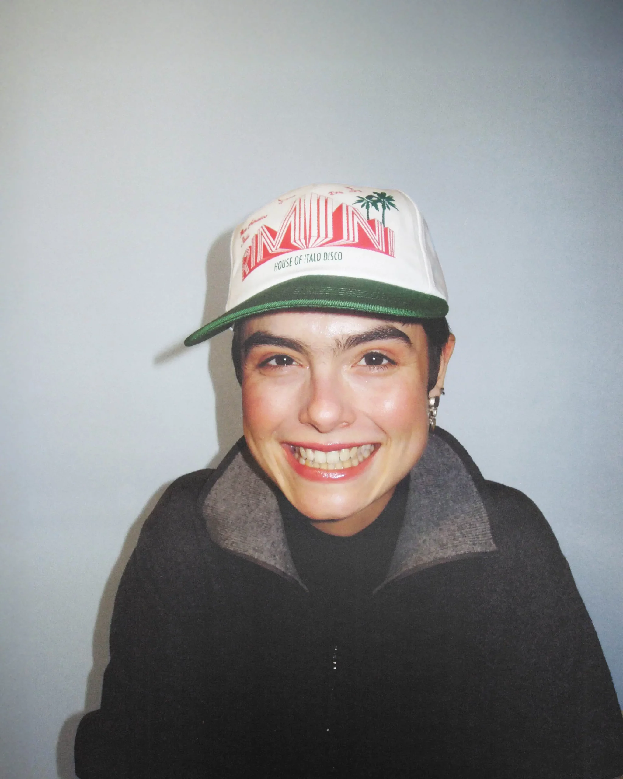 VISIT CAP HAT RIMINI WHITE GREEN