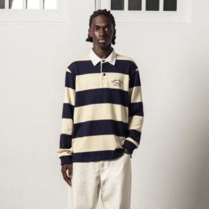 goodies sportive rich kid premium longsleeve polo off white zwart