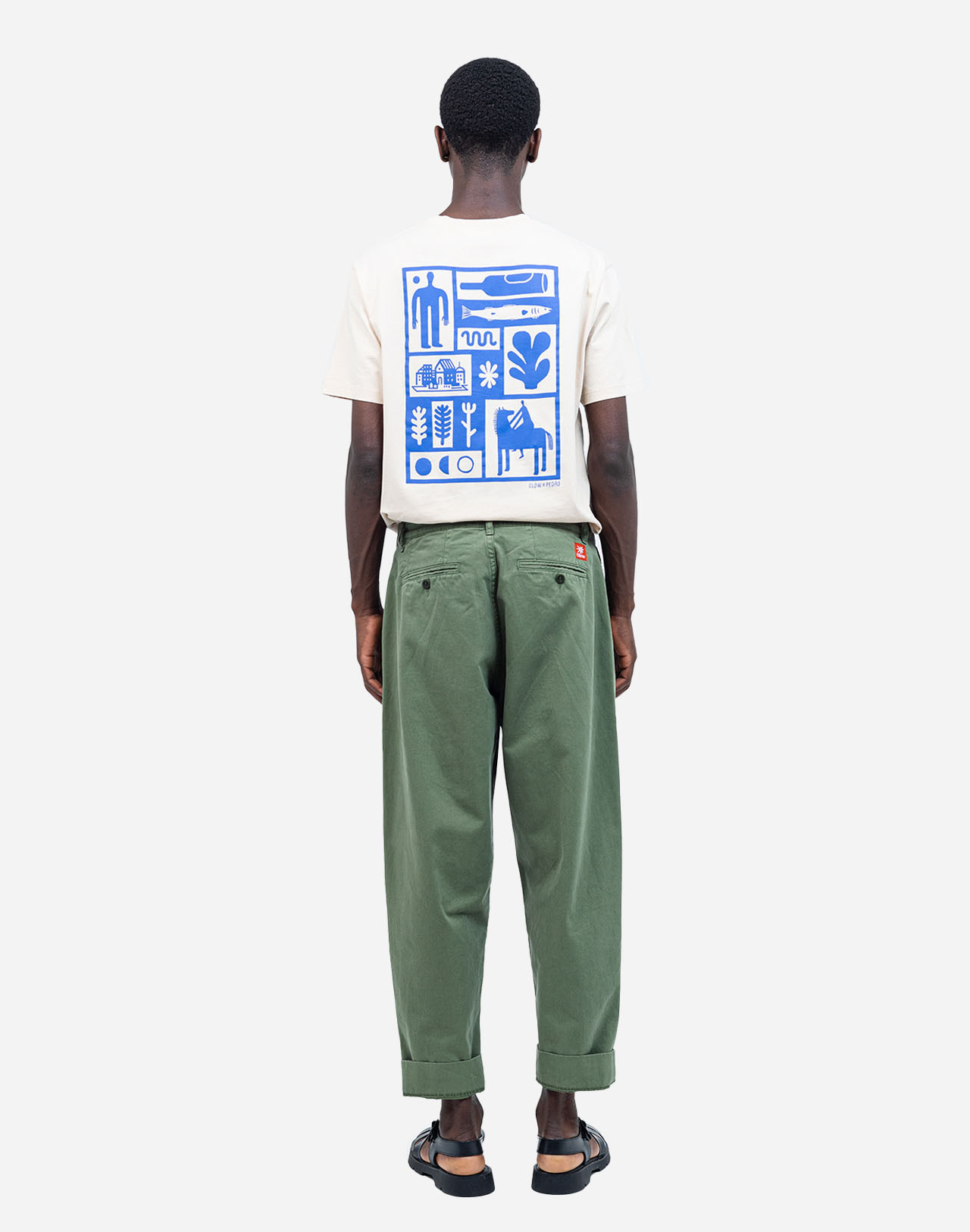 pantalon hatha vert olive ss