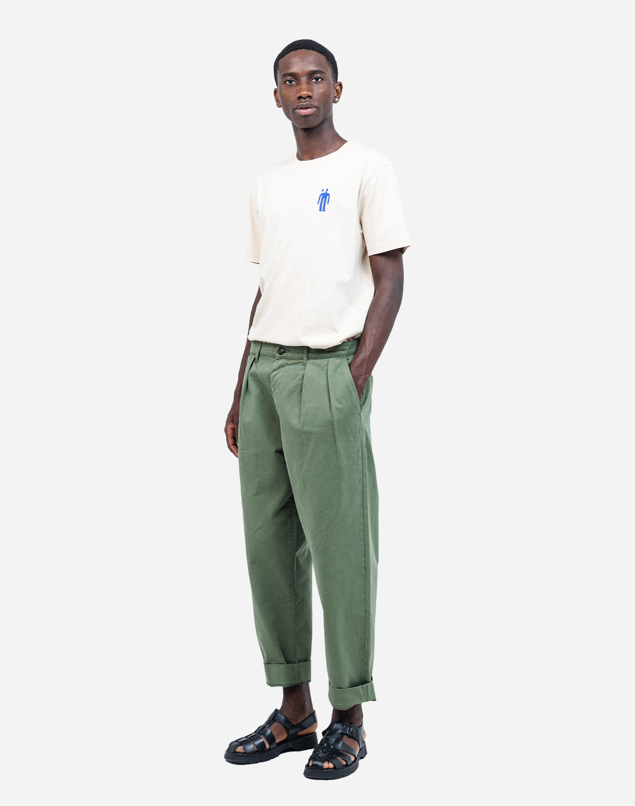 pantalon hatha vert olive ss