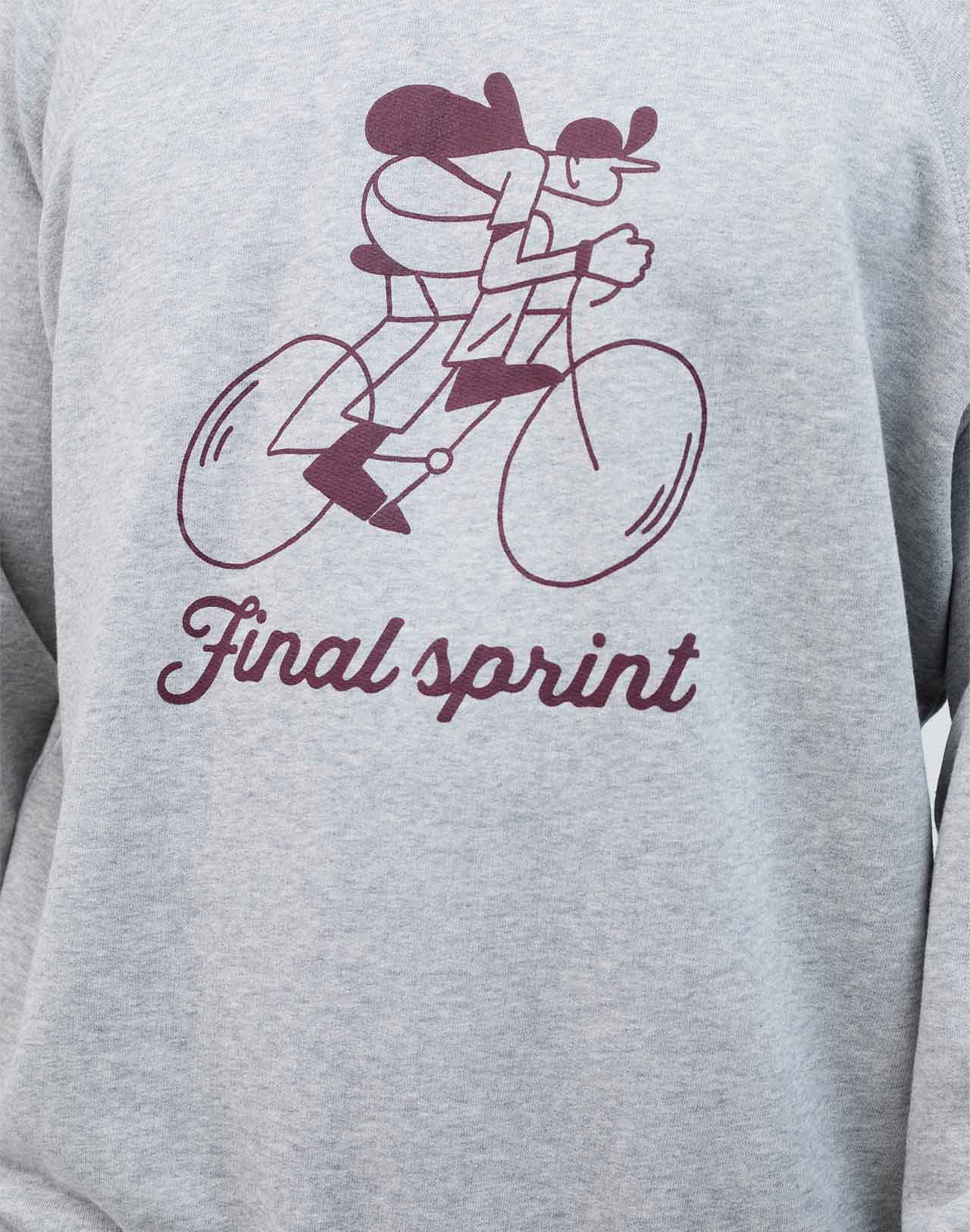 sweat sprint gris chine