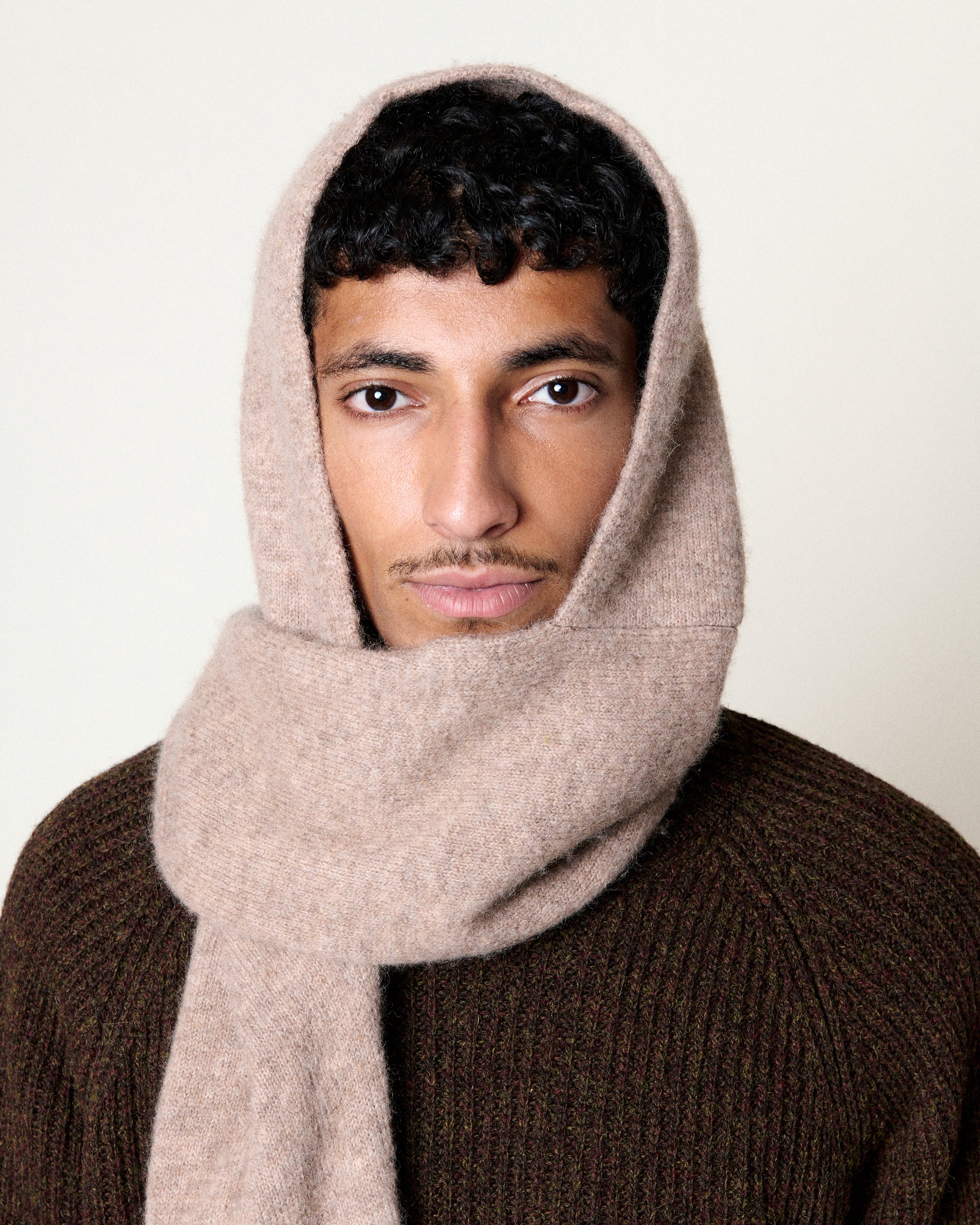HOMECORE ECOM BABY HOOD LIGHT TAUPE x