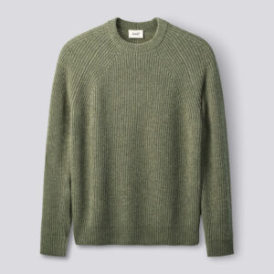 DELTA WOOL RIB KNIT THYME MELANGE f c c bc aea