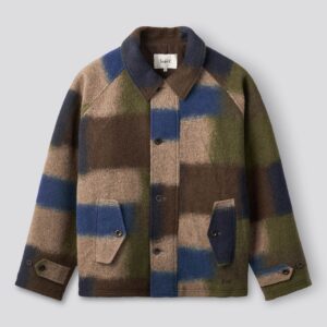 FRAGMENT WOOL JACKET BLUE CHECK new