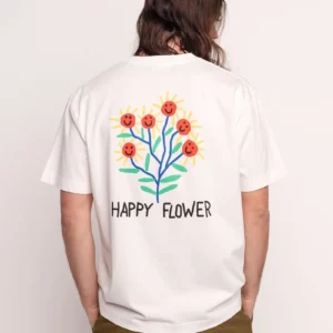 tshirt happy flower ecru jpg