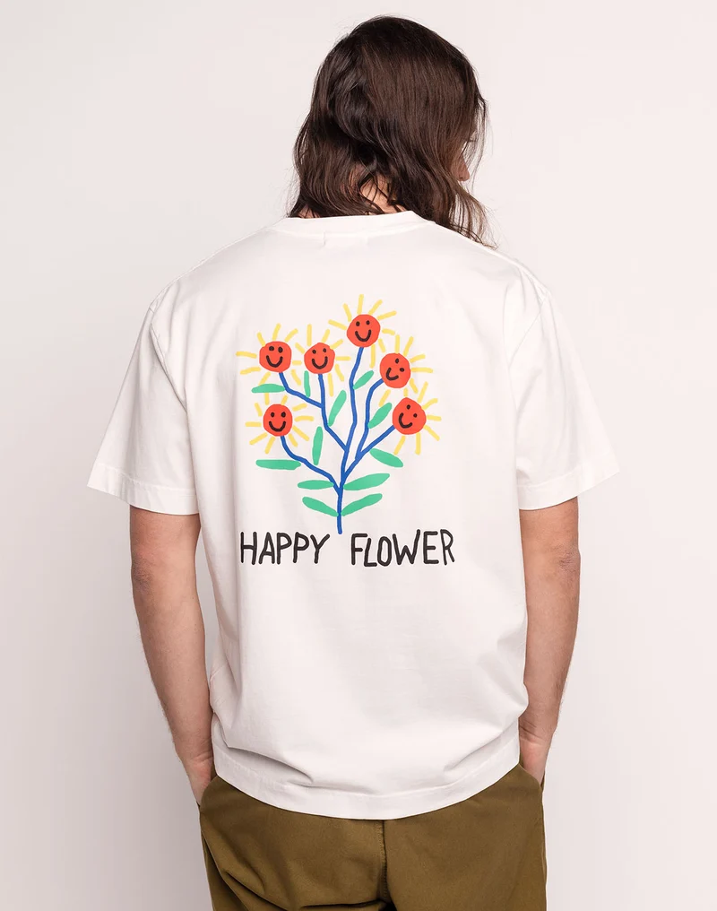 tshirt happy flower ecru jpg